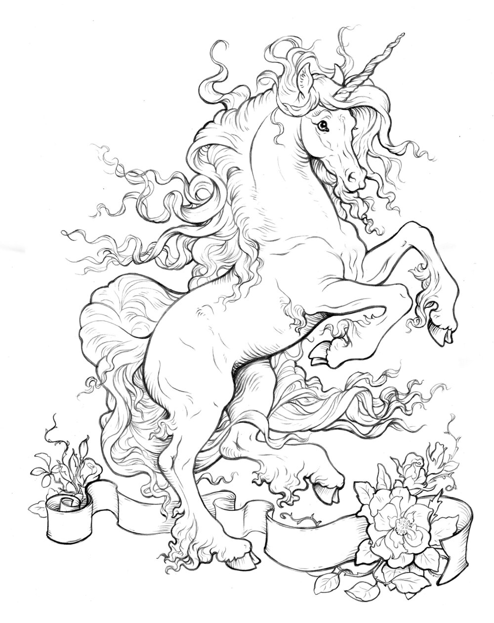 Digital coloring pages â art of kelly sparks