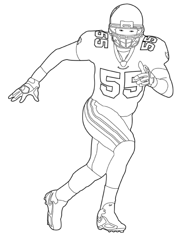 Free printable american football coloring pages