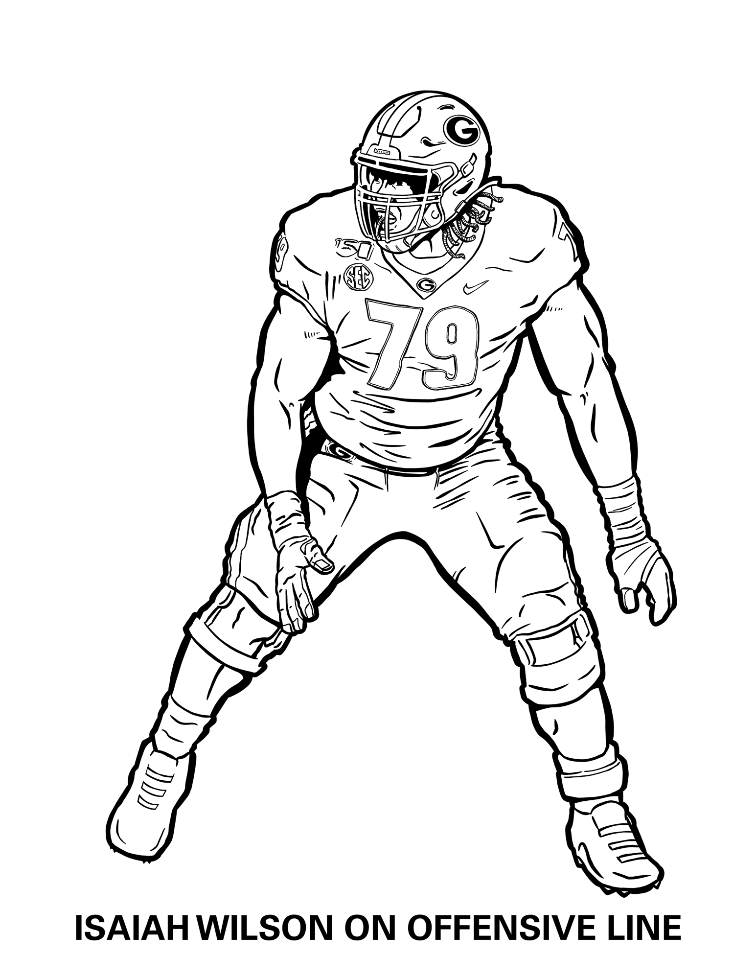 Georgia bulldogs coloring pages
