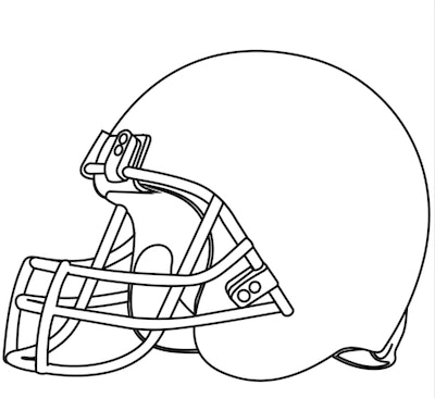 Free football coloring pages you can print for your little sports fan