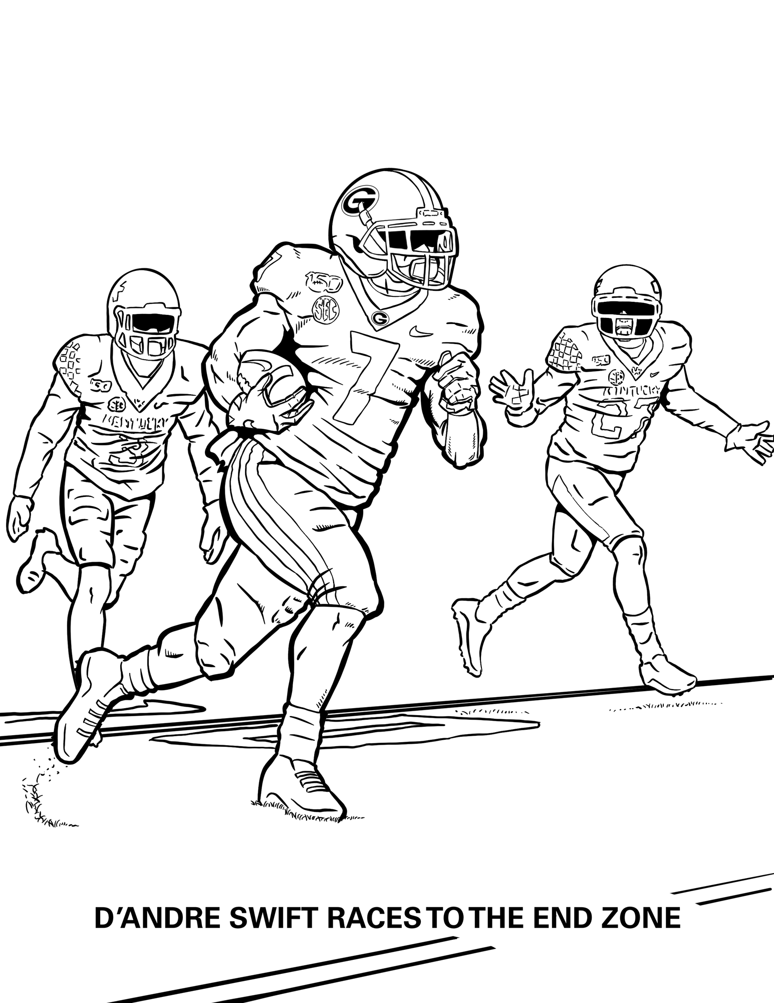 Georgia bulldogs coloring pages