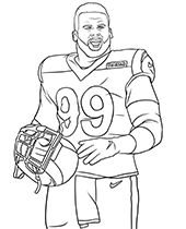 Nfl coloring pages american football