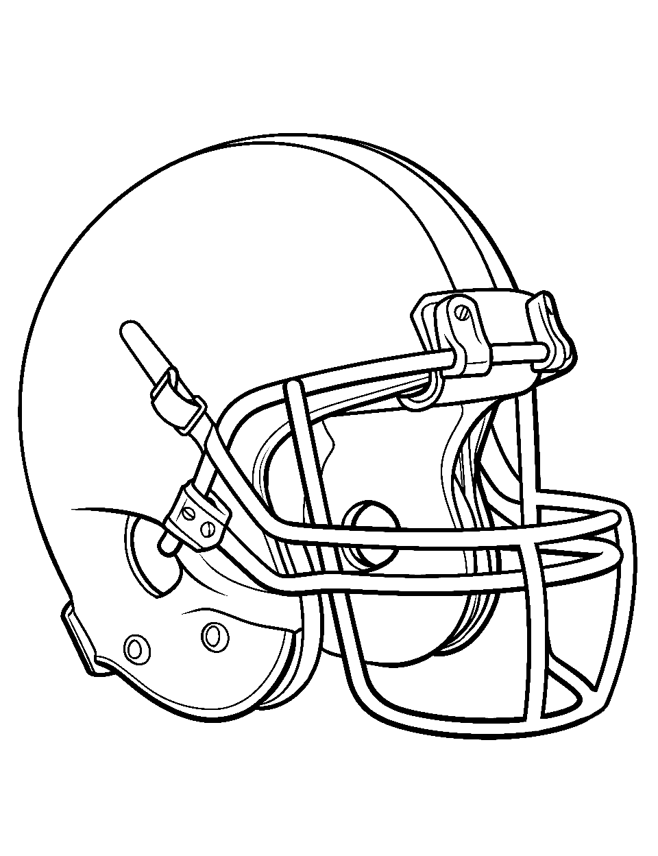 American football coloring pages free printables