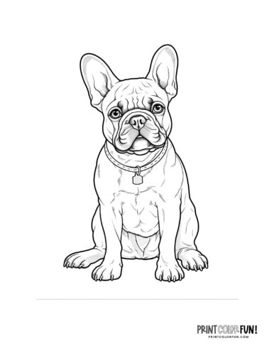 Dog coloring pages clipart pawsome activities for your little artist at