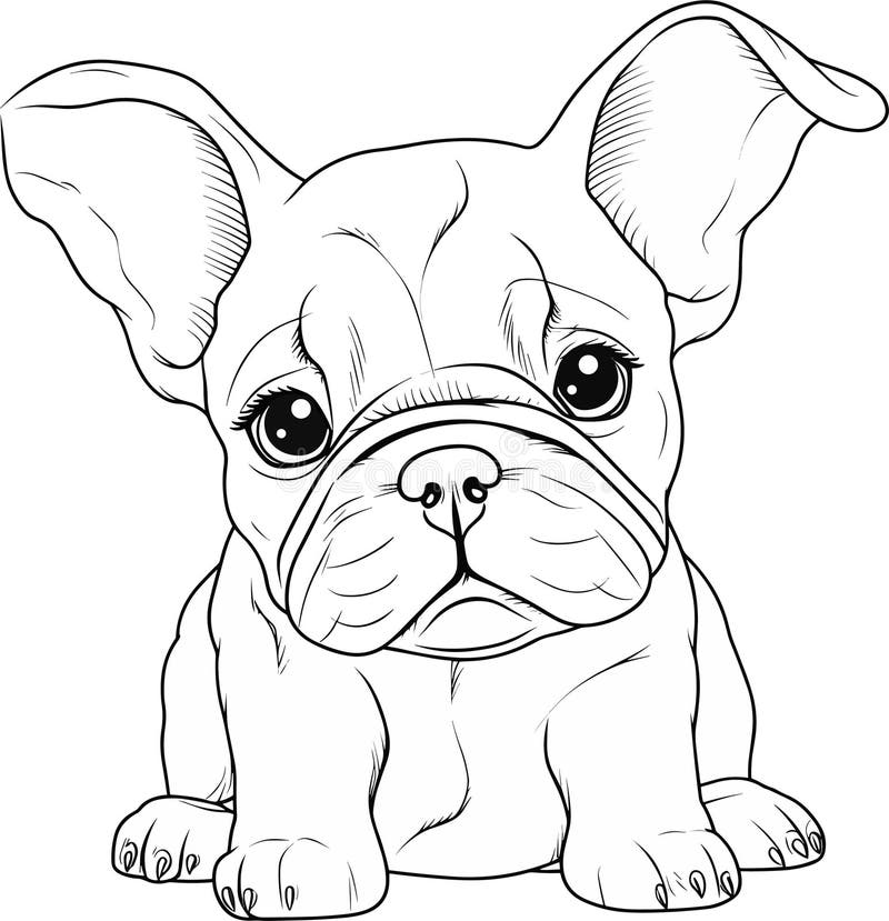 Dogs coloring pages stock illustrations â dogs coloring pages stock illustrations vectors clipart