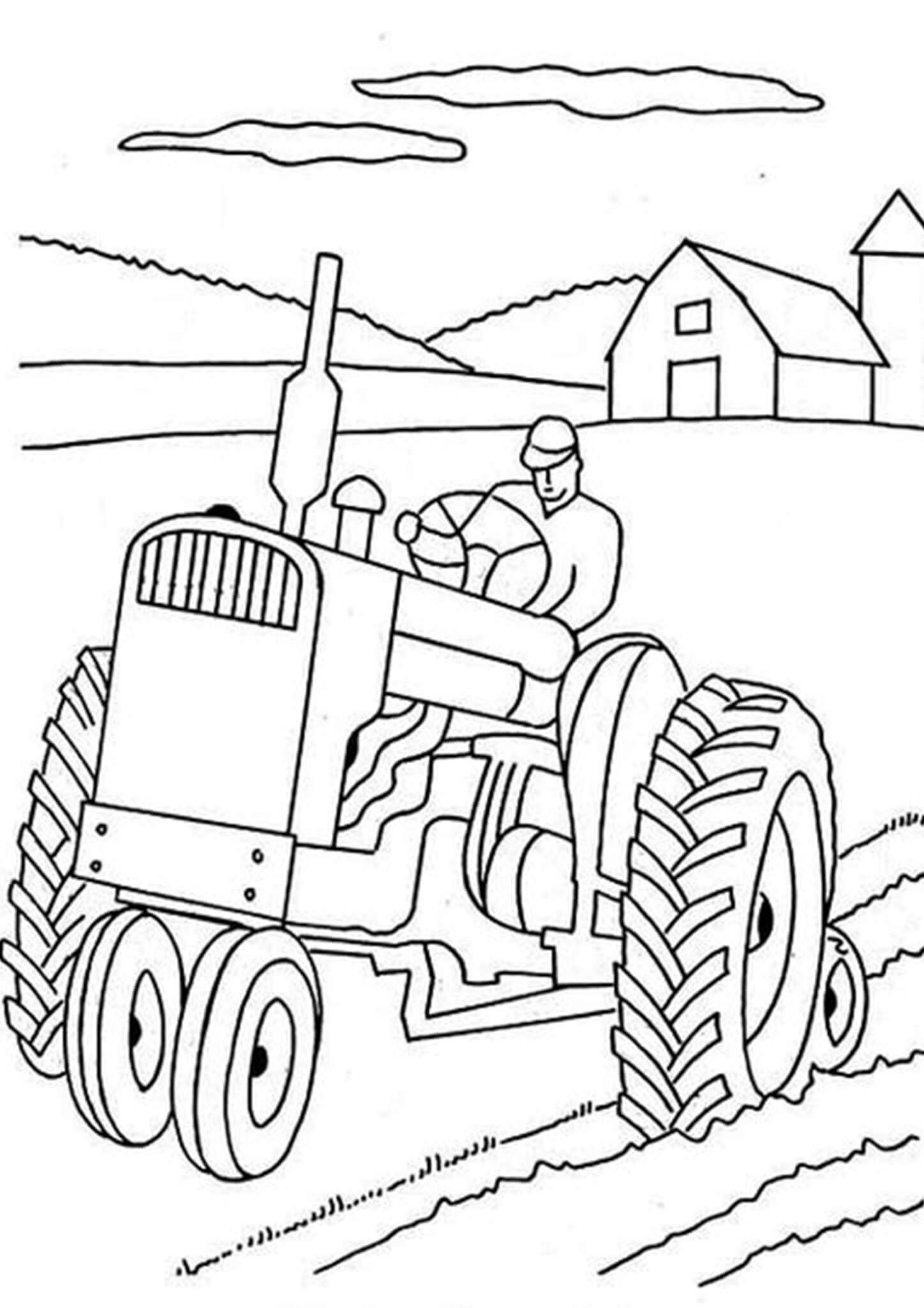 Free easy to print tractor coloring pages farm coloring pages tractor coloring pages kids printable coloring pages