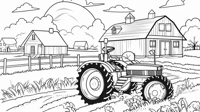Tractor coloring page free printable tractor coloring pages free printable tractor coloring pages to download background coloring pictures of tractors tractor field background image and wallpaper for free download