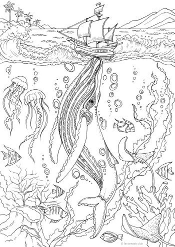 Whale printable adult coloring page from favoreads coloring book pages for adults and kids coloring sheets coloring designs