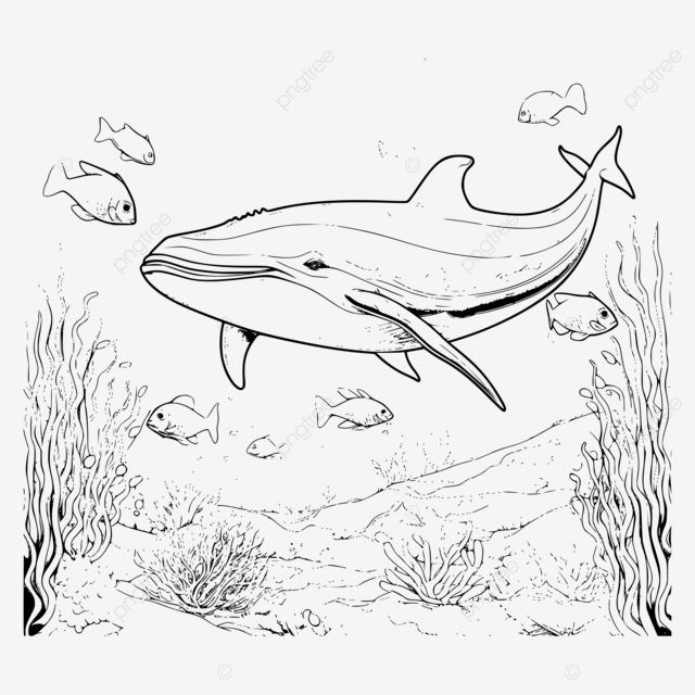 Kids can enjoy coloring pages featuring drawings of blue whales vector blue whale coloring pictures realistic blue whale coloring page whale coloring pages for adults png and vector with transparent background for