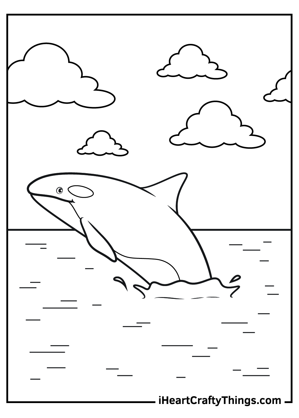 Killer whale coloring pages free printables