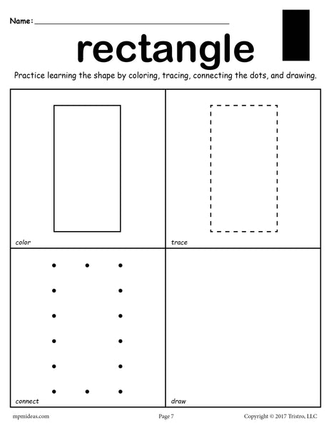 Rectangle worksheet
