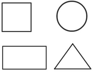 Color the shapes color shapes printable coloring pictures of shapes