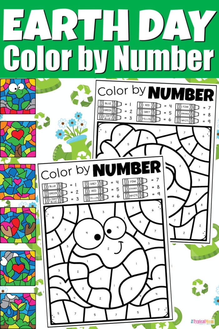 Free earth day coloring pages