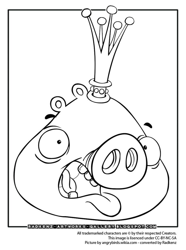 Radkenz artworks gallery angry birds coloring page