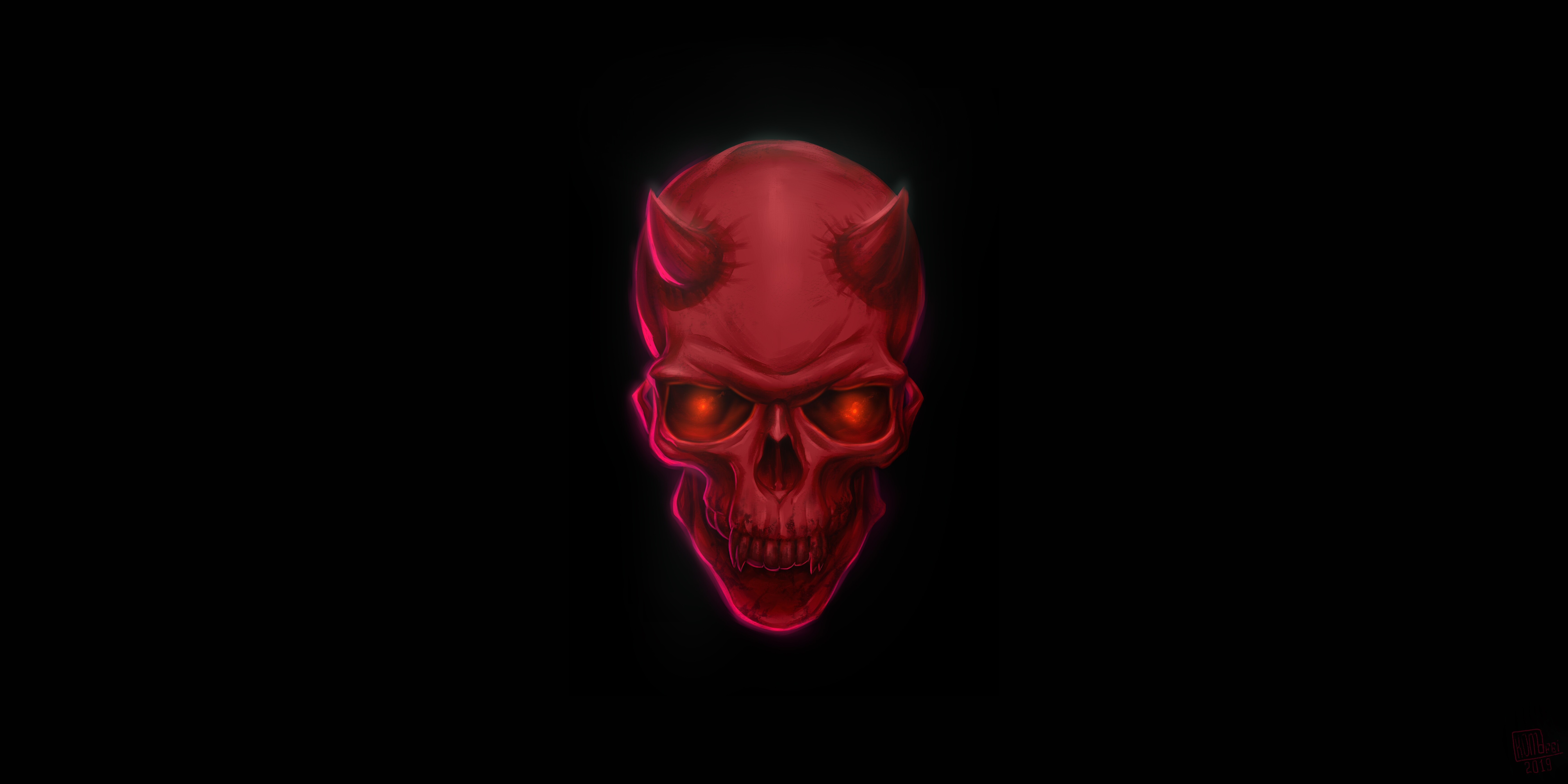 Red devil skull k hd artist k wallpapers images backgrounds photos and pictures