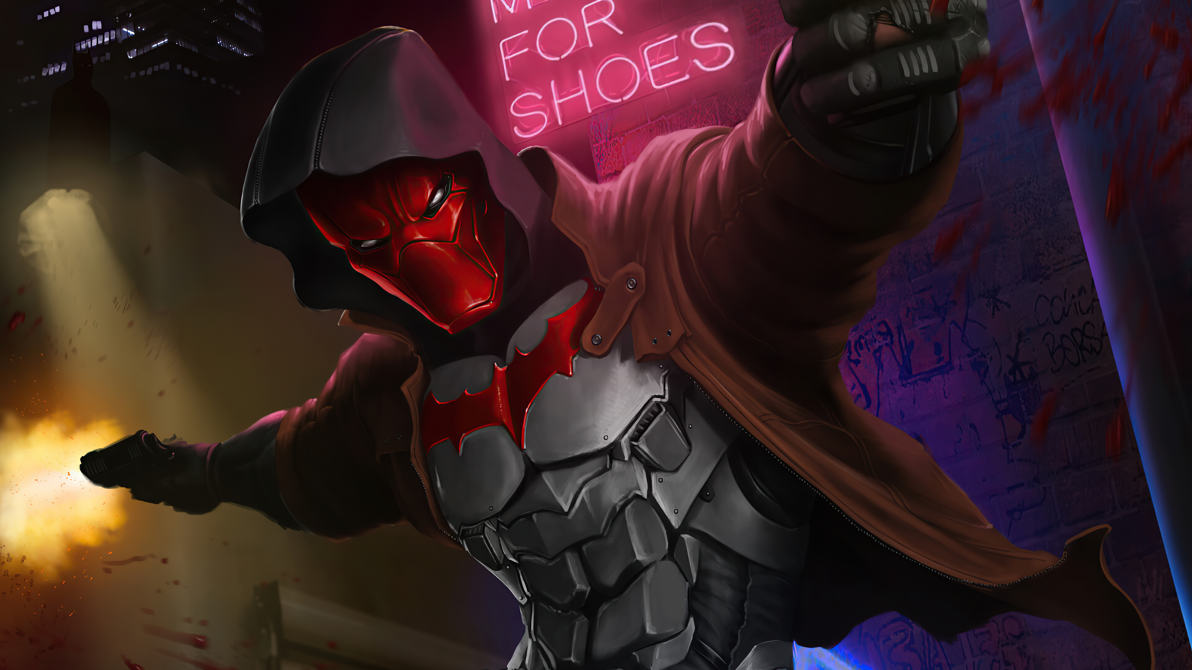 Red hood k ultra hd paper by moses maiello