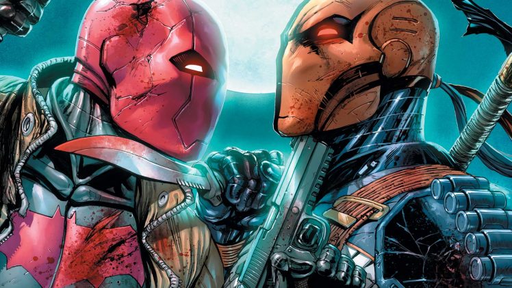 Dc comics red hood deathstroke wallpapers hd desktop and mobile backgrounds