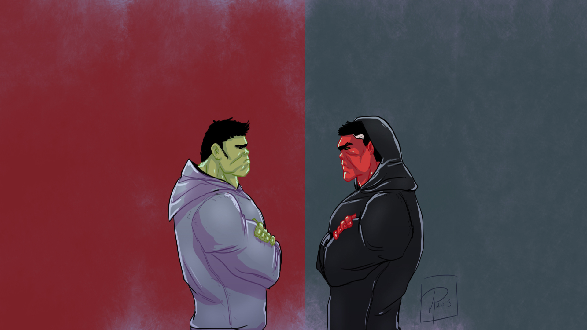Green and red hulk artwork hd superheroes k wallpapers images backgrounds photos and pictures