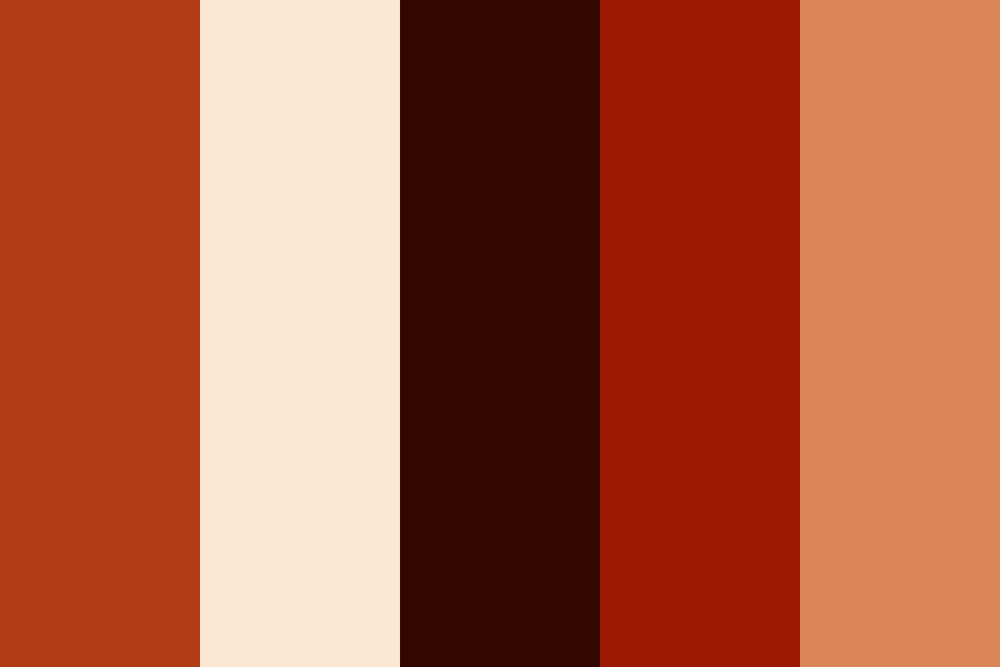 Red panda color palette