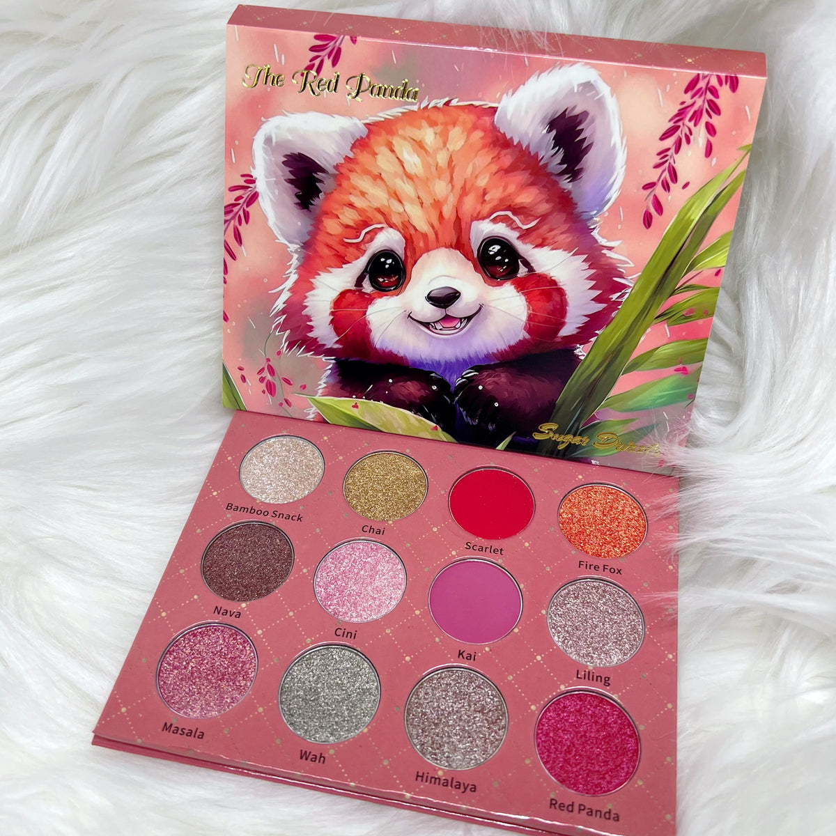 The red panda eyeshadow palette â sugar drizzle