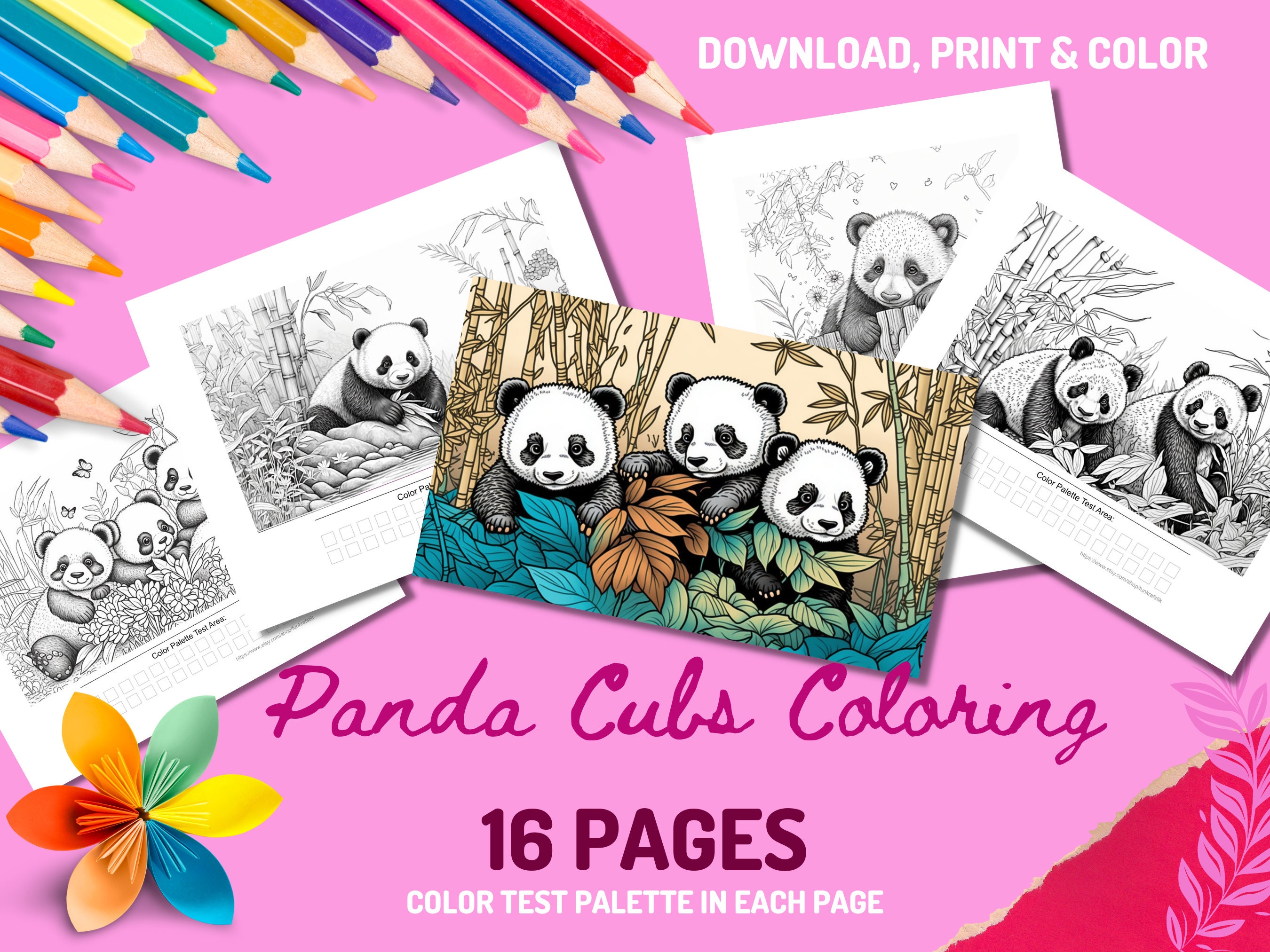 Panda coloring