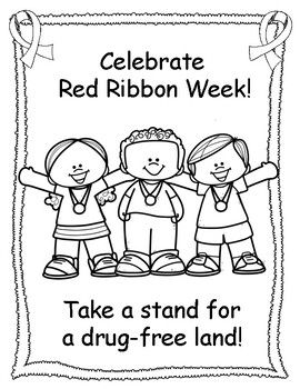 Red ribbon week coloring pages red ribbon week red ribbon coloring pages