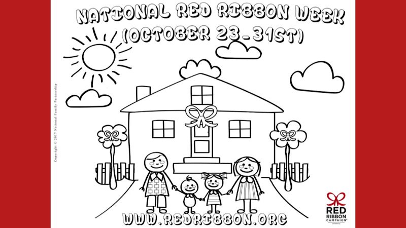 Red ribbon coloring contest the buzz
