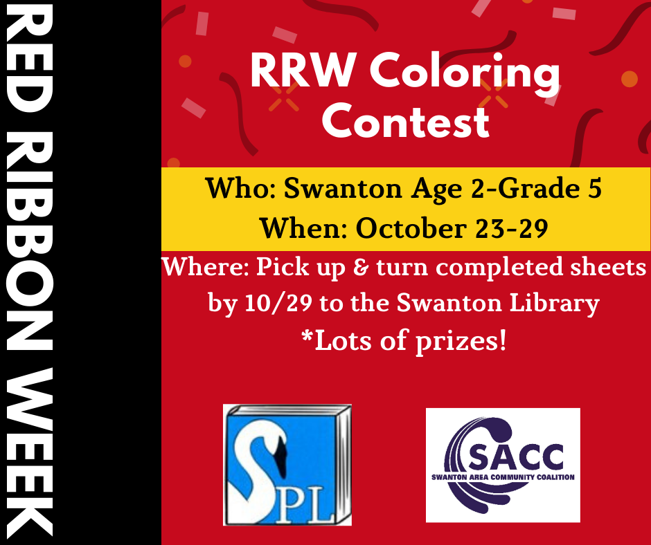 Red ribbon week coloring contest