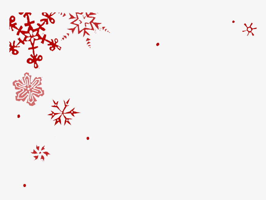 Red snowflakes png png download
