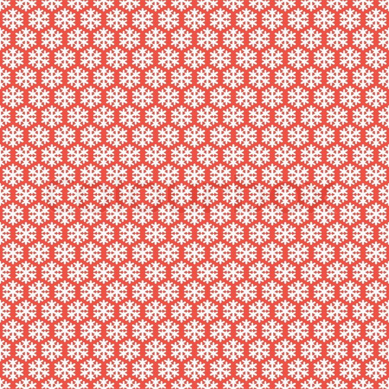 Red seamless snowflakes pattern vector snow background christmas illustration can be used for wallpaper pattern fills textile web page background surface textures stock vector