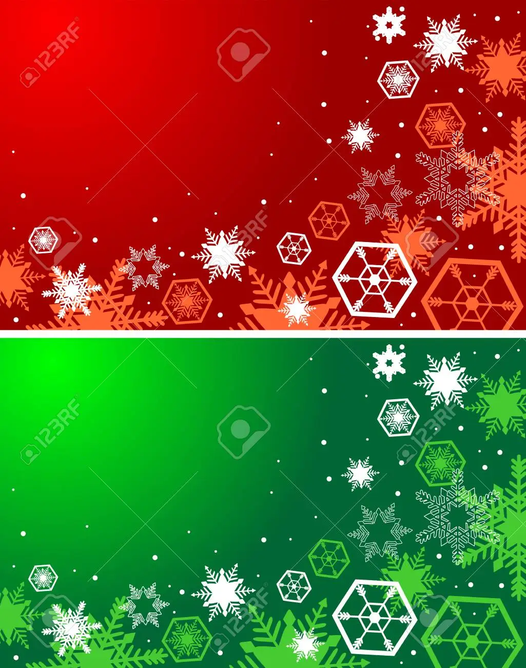 Winter red and green backgrounds christmas background with snowflakes royalty free svg cliparts vectors and stock illustration image