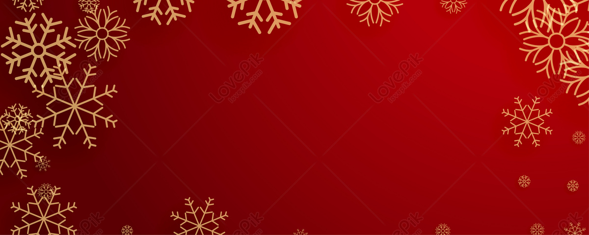 Red snowflake background download free banner background image on