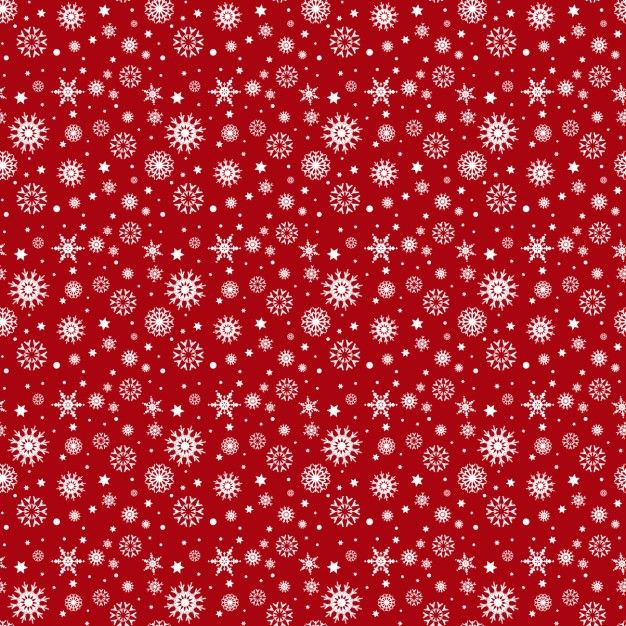 Free vector white snowflakes on a red background pattern snowflake background red background white snowflake