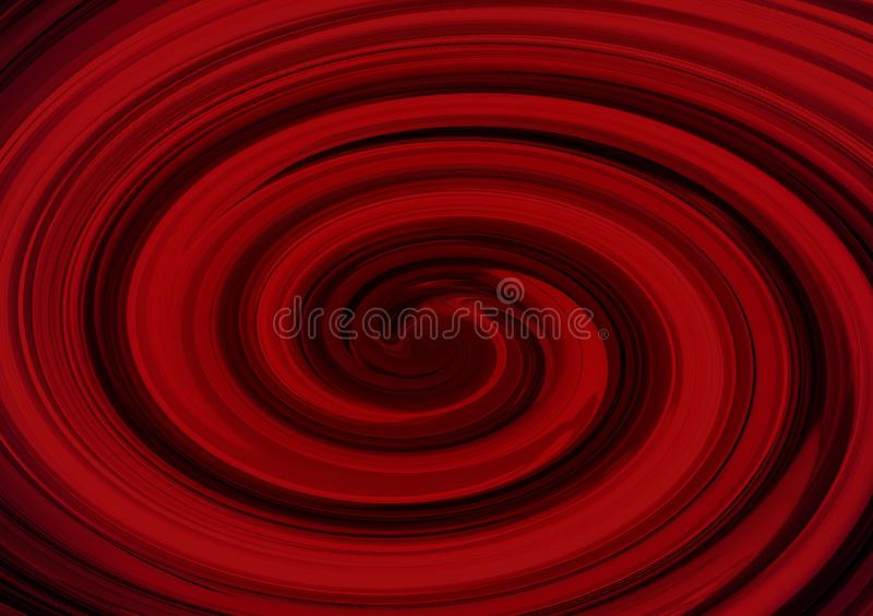 Red swirl chrome background wallpaper for design layout stock illustration