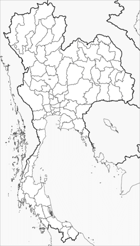 Thailand map coloring page free printable coloring pages
