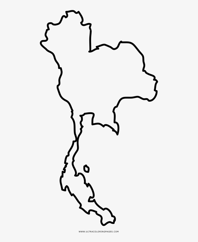 Thailand coloring page