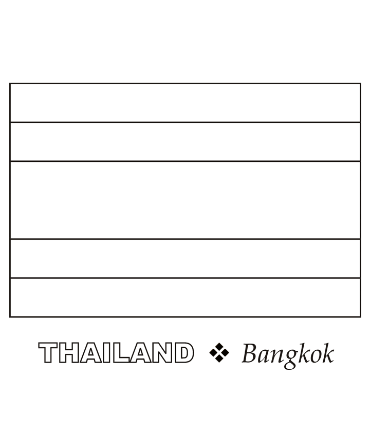 Thailand flag coloring pages for kids to color and print flag coloring pages preschool coloring pages coloring pages for kids