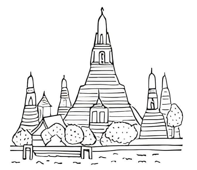 Thailand coloring pages