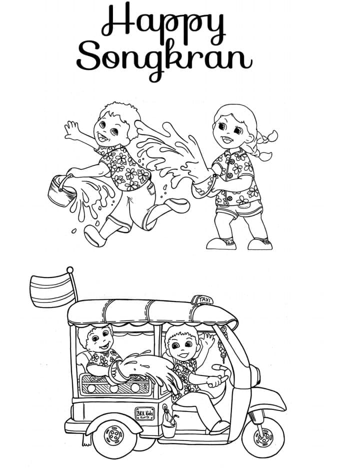 Thailand coloring pages