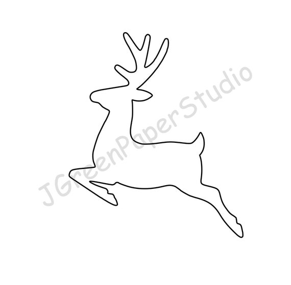 Printable reindeer template