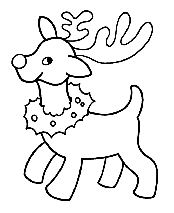 Christmas santas reindeer coloring pages crafts and worksheets for preschooltoddler and kindergarten