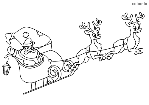 Reindeer coloring pages free printable reindeer coloring sheets