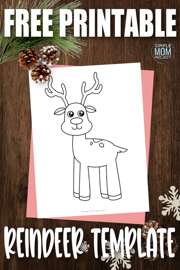 Free printable reindeer template â simple mom project