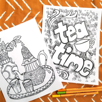 Coloring pages for teens and adults