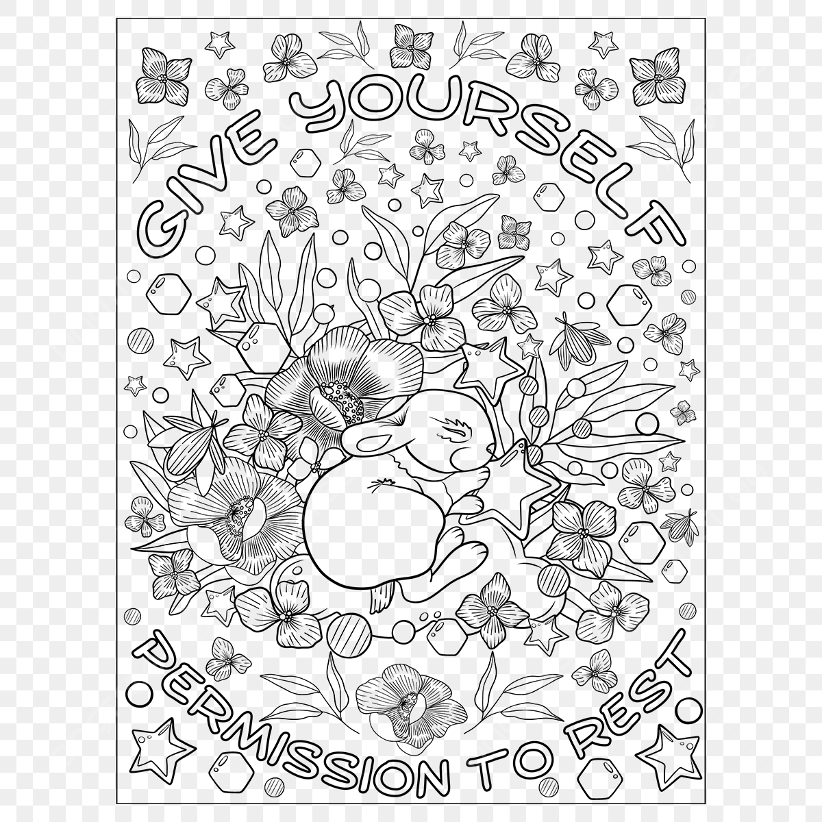 Adult coloring pages vector design images relaxing coloring book page for young adults book drawing ring drawing color drawing png image for free download