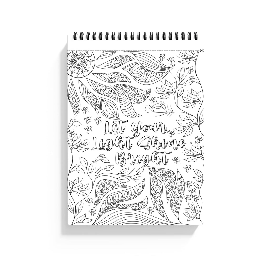 Motivational quote coloring book for adults ideal for stress relievi â rays of ink