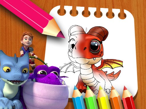 Play dragon rescue riders coloring book free online