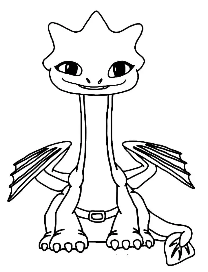 Summer from dragons rescue riders coloring page
