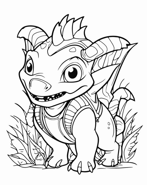 Page dragons coloring book edition images