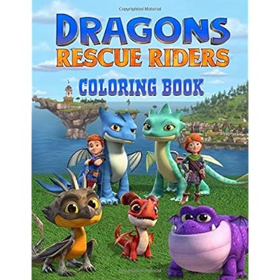 Dragons rescue riders coloring book
